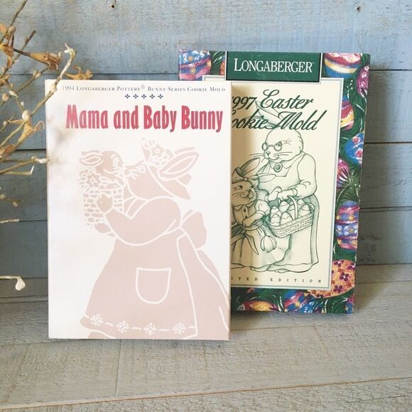 Longaberger Bunny Easter Series Cookie Molds 2 - Picture 1 of 8